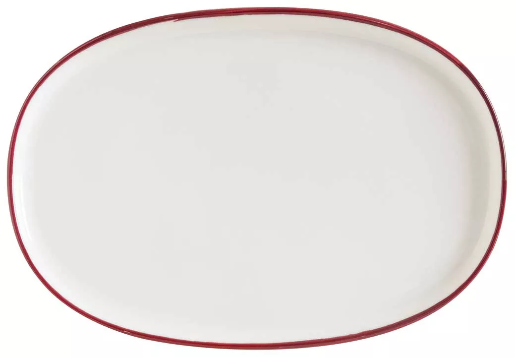 Блюдо овальное Bonna Linea Burgundy LNEBDHYG34OV, 340x230 мм