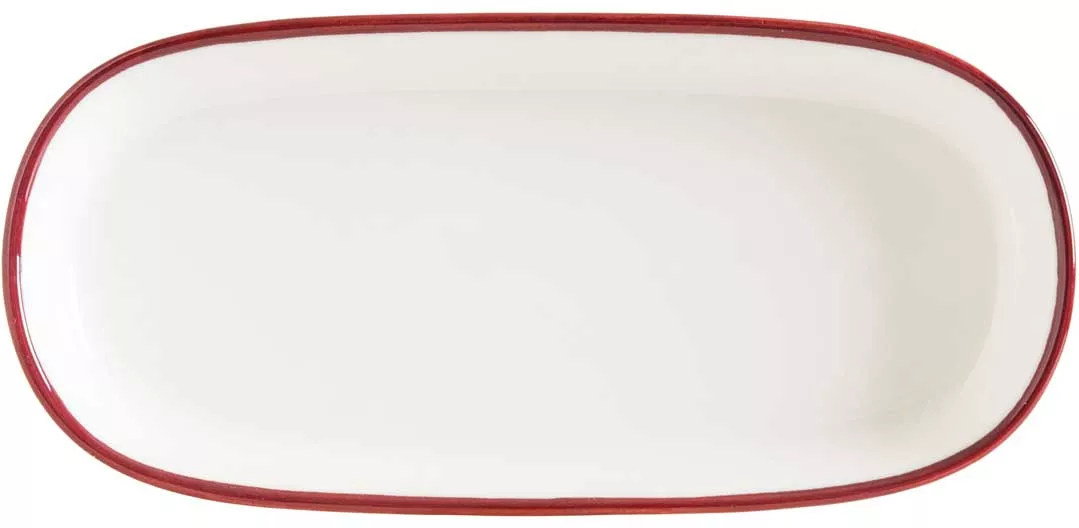 Блюдо овальное Bonna Linea Burgundy LNEBDHYG14OV 78051
