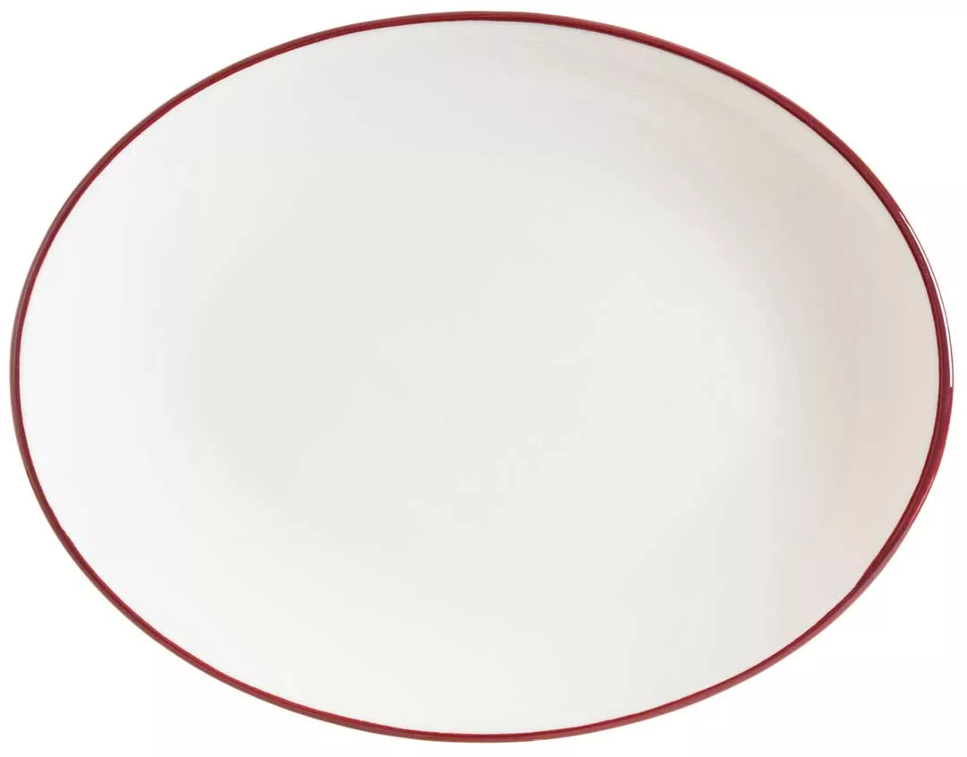 Блюдо овальное Bonna Linea Burgundy LNEBDMOV25OV, 250x190 мм