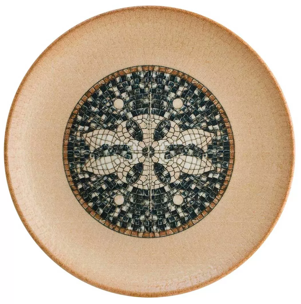 Тарелка плоская Bonna Mesopotamia Mosaic Wood Gourmet S-MT-MZPMWGRM27DZ, 270 мм