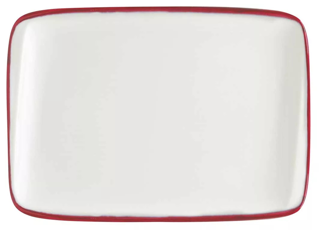 Блюдо прямоугольное Bonna Linea Burgundy LNEBDMOV26DT, 230x160 мм
