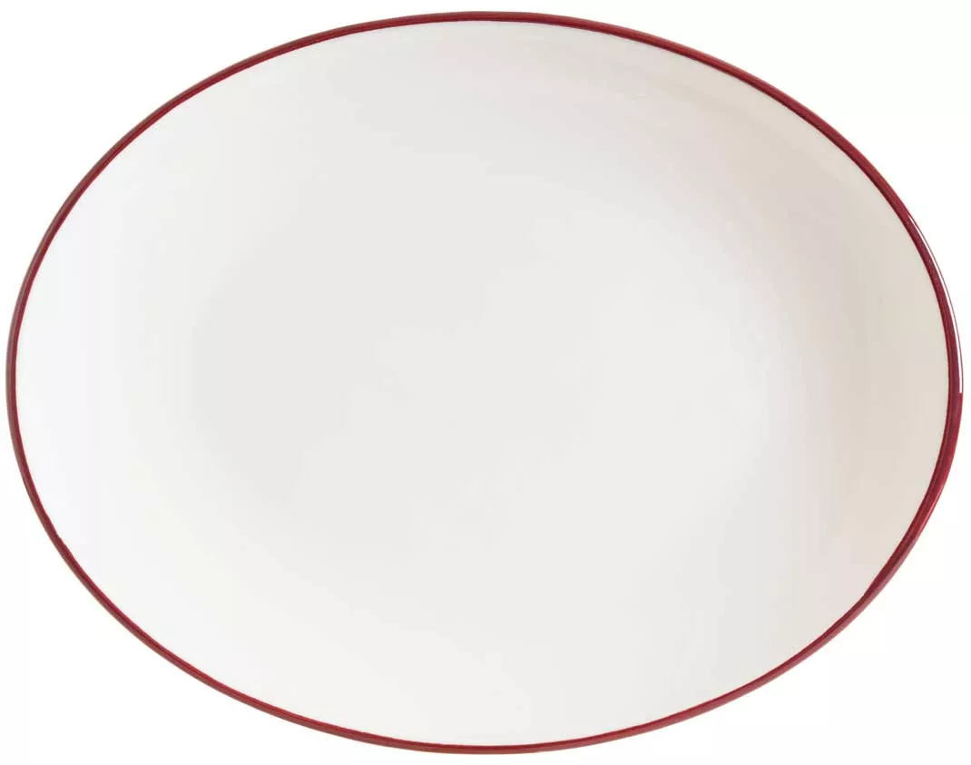 Блюдо овальное Bonna Linea Burgundy LNEBDMOV31OV, 310x240 мм