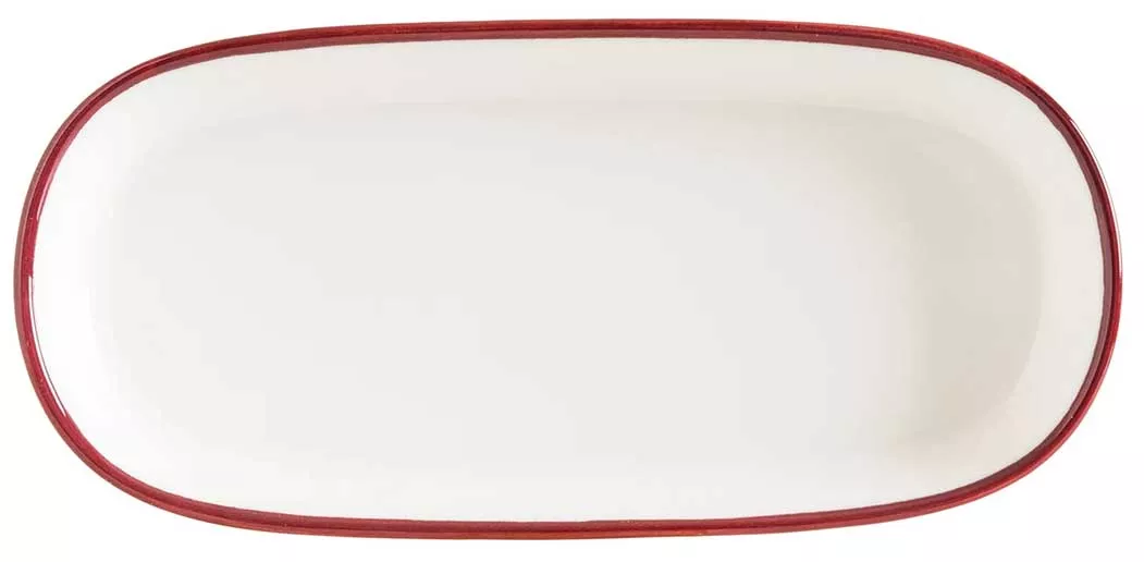 Блюдо овальное Bonna Linea Burgundy LNEBDHYG18OV 78052