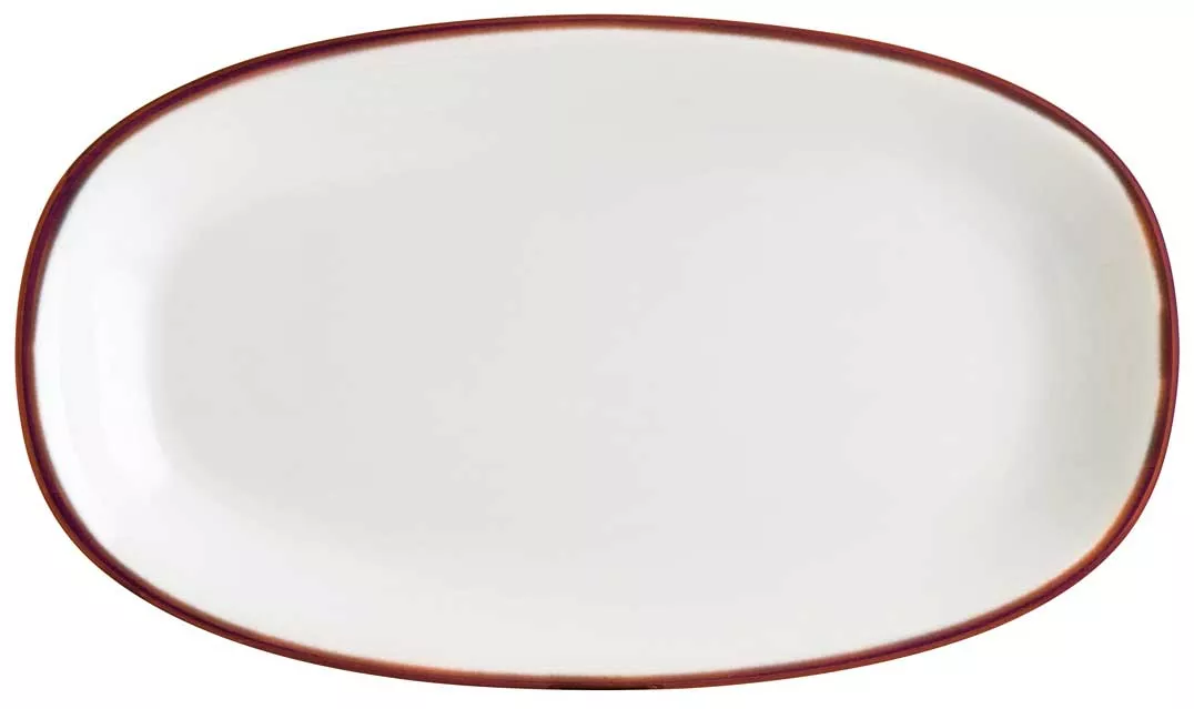Блюдо овальное Bonna Linea Burgundy LNEBDGRM24OKY, 240x140 мм