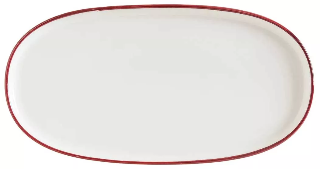 Блюдо овальное Bonna Linea Burgundy LNEBDHYG30OV 78055