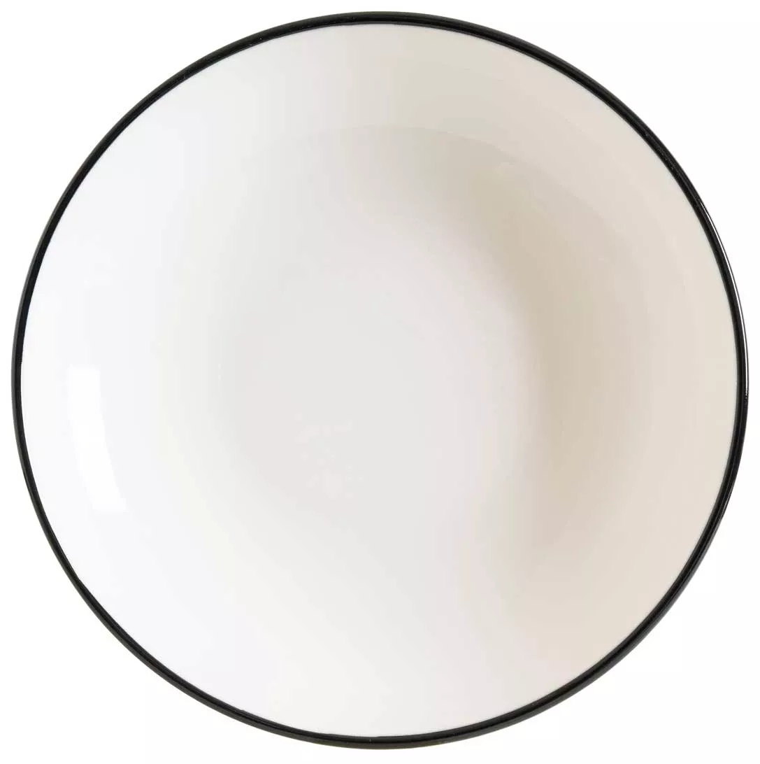 Тарелка глубокая Bonna Linea LNEBLBLM25CK, черный, 1300 мл