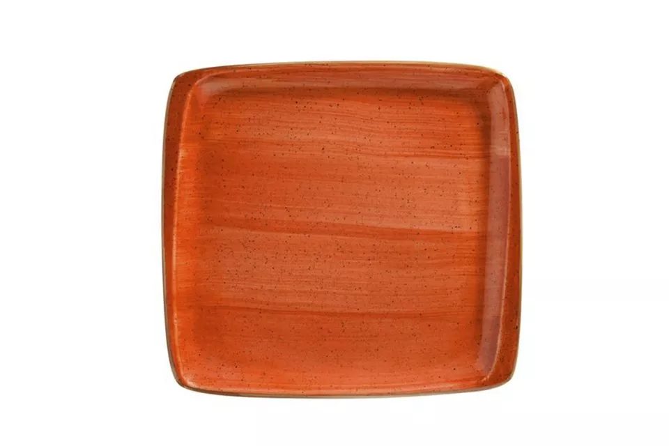 Тарелка квадратная Bonna Terracota Aura ATC MOV 28 KR (22х20 см, терракотовый)